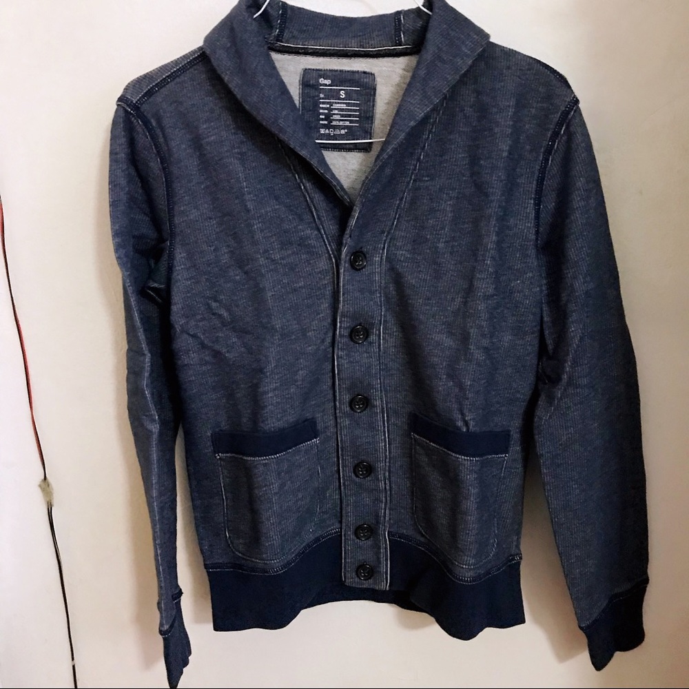 Gap Men Button Down Sweater - image 1